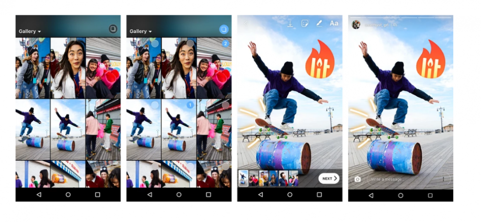 The new update brings new feature, which allows users to upload multiple photos and videos on Instagram Stories Instagram, Stories, photos, videos, multiple upload, feature