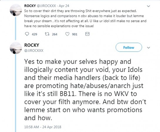 Hina Khan's boyfriend slams Shilpa Shinde's fan Hina Khan's boyfriend slams Shilpa Shinde's fan
