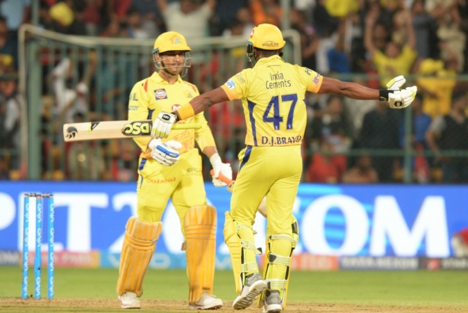 File photo of MS DHoni and Dwayne Bravo. MS Dhoni