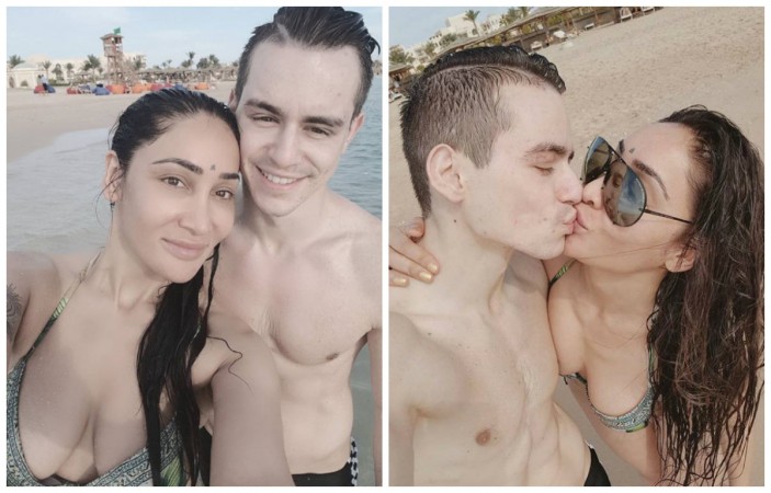 Sofia Hayat and her husband Vlad Stanescu Sofia Hayat and her husband Vlad Stanescu