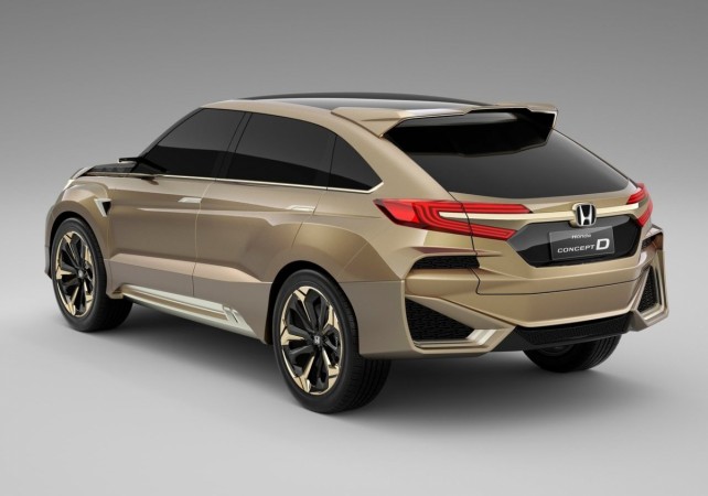 Honda D Concept was showcased at the 2015 Auto Shanghai Honda D Concept