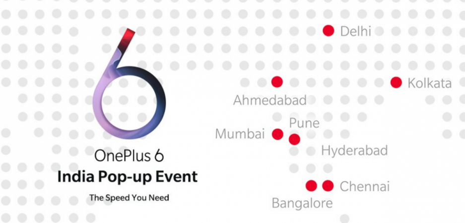 OnePlus is hosting OnePlus 6 pop-up experience-cum-sale event in 8 Indian cities. OnePlus 6, pop-up event, India, experience, sale, zone