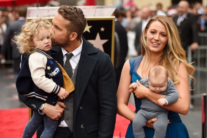 Ryan Reynolds, Blake Lively and their children Ryan Reynolds Blake Lively