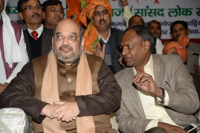 BJP President Amit Shah (L) AND Udit raj (R) Udit raj