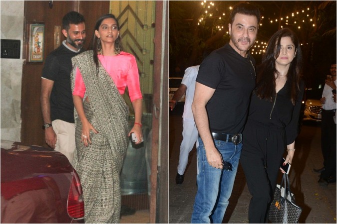 Sonam Kapoor, Anand Ahuja, Sanjay Kapoor, Maheep Kapoor Sonam Kapoor, Anand Ahuja, Sanjay Kapoor, Maheep Kapoor