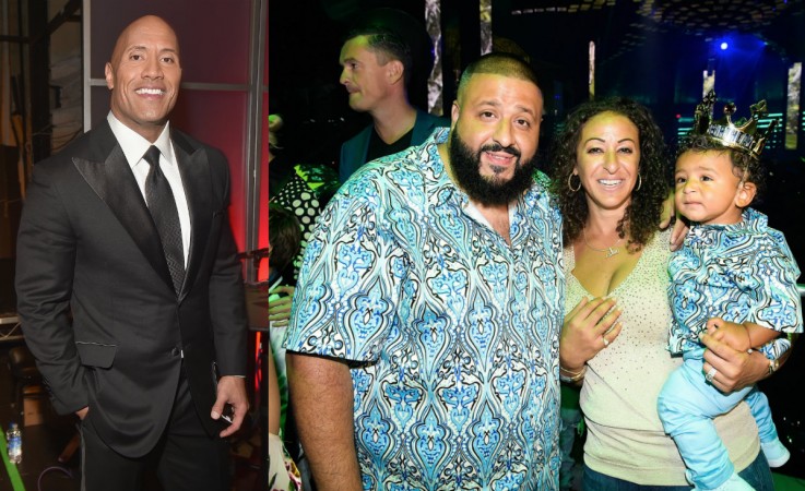 Dwayne Johnson reacts to DJ Khaled's wild thoughts on not performing oral sex on his wife. Dwayne Johnson reacts to DJ Khaled