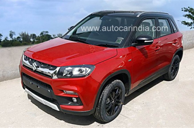 Top-spec version of 2018 Maruti Suzuki Vitara Brezza will come with multi-spoke alloy wheels in black. 2018 Maruti Suzuki Vitara Brezza