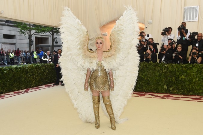 Katy Perry attends the Heavenly Bodies: Fashion & The Catholic Imagination Costume Institute Gala at The Metropolitan Museum of Art on May 7, 2018 in New York City. Katy Perry