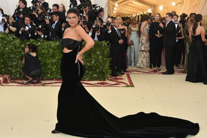 Kylie Jenner attends the Heavenly Bodies: Fashion & The Catholic Imagination Costume Institute Gala at The Metropolitan Museum of Art on May 7, 2018 in New York City Kylie jenner