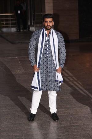 Arjun Kapoor Sonam kapoor and Anand Ahuja Sangeet