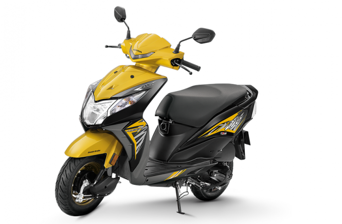 2018 Honda Dio is powered by a 109cc air-cooled four-stroke engine that develops 8bhp 2018 Honda Dio