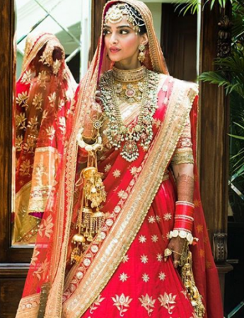 Sonam Kapoor as the bride Sonam Kapoor as the bride