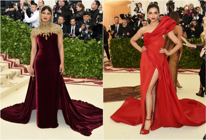 Priyanka Chopra, Deepika Padukone at Met Gala Priyanka Chopra, Deepika Padukone at Met Gala