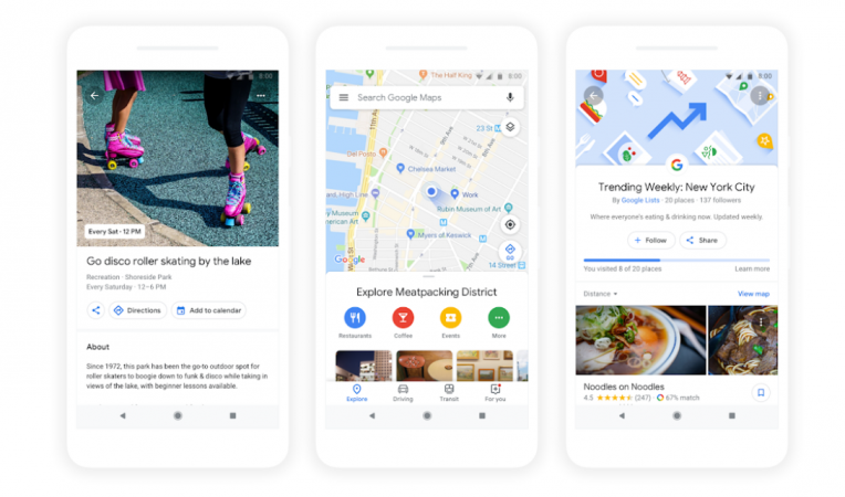 Google I/O 2018: Google Maps gets new features Google I/O 2018 Google Maps