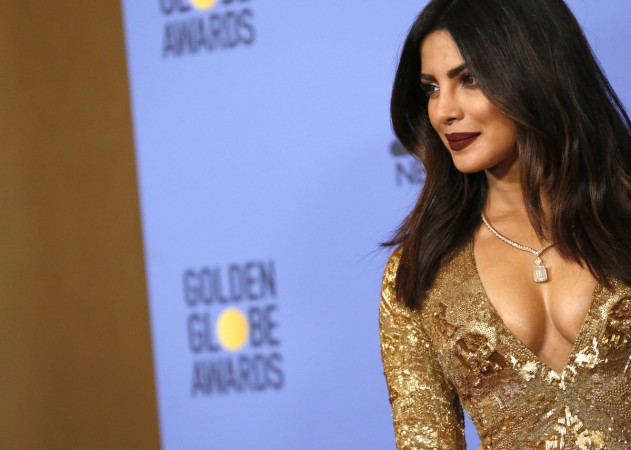 Priyanka Chopra poses backstage after presenting an award during the 74th Annual Golden Globe Awards in Beverly Hills, California, U.S., January 8, 2017. Priyanka Chopra