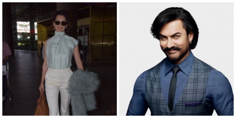 Kangana Ranaut and Aamir Khan Kangana Ranaut and Aamir Khan