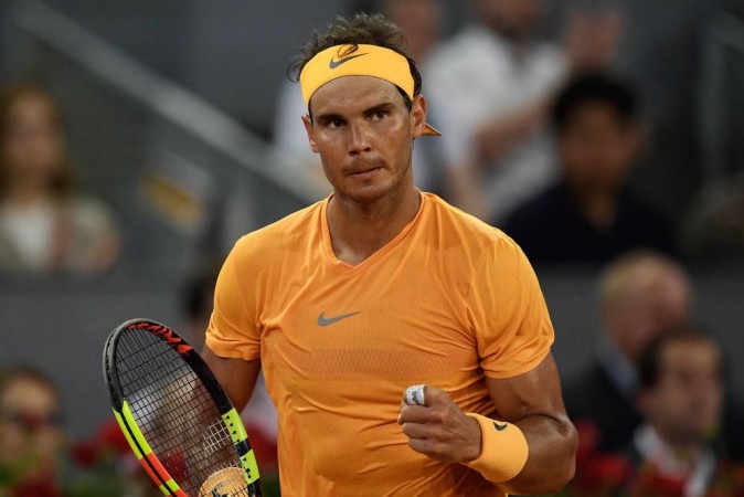File photo of Rafael Nadal at Madrid Open 2018. Rafael Nadal
