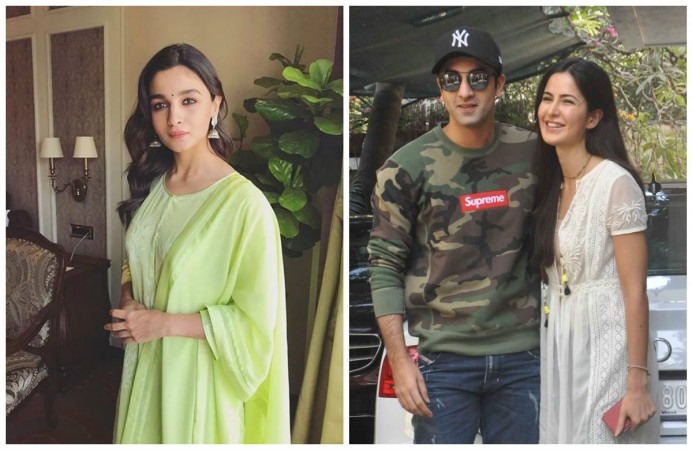 Alia Bhatt (left), Ranbir Kapoor and Katrina Kaif Alia Bhatt (left), Ranbir Kapoor and Katrina Kaif