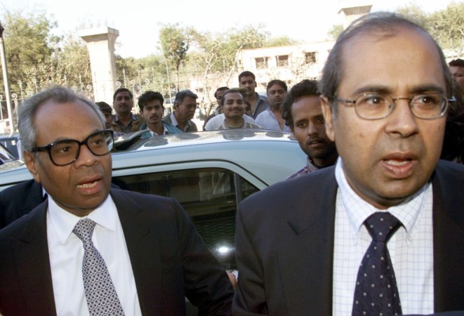 Brothers from the billionaire Hinduja family, Srichand (Left) and Gopichand (Right) hinduja brothers