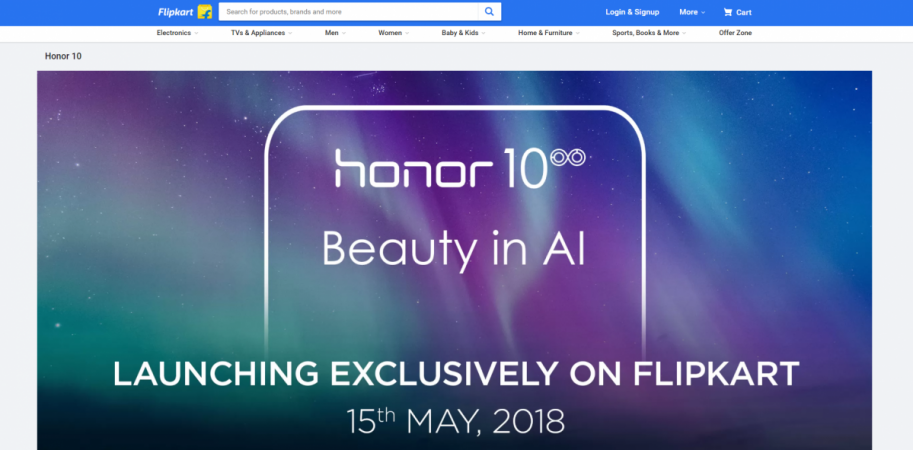 Honor 10 is confirmed to be launched in India this week and will be available exclusively on Flipkart. Honor 10, Flipkart, launch, price