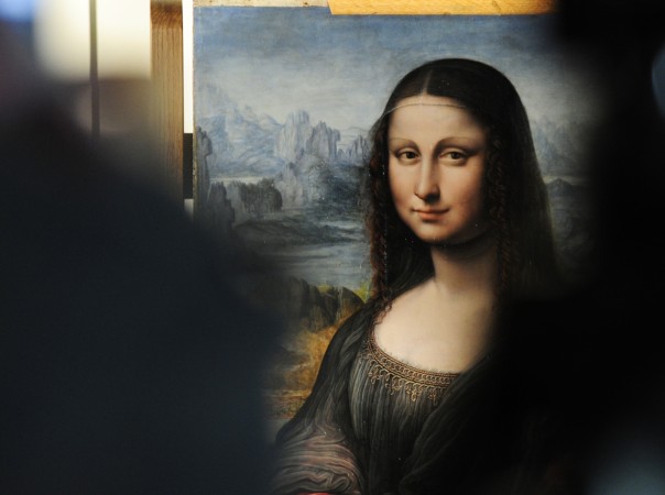View of an authenticated contemporary copy of Leonardo da Vinci's Mona Lisa presented at the Prado Museum in Madrid on February 1, 2012 after it was found in its vaults Leonardo da Vinci's Mona Lisa