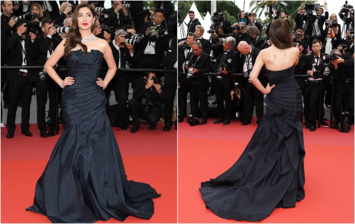 Sonam Kapoor shines in nude gown at Cannes Film Festival