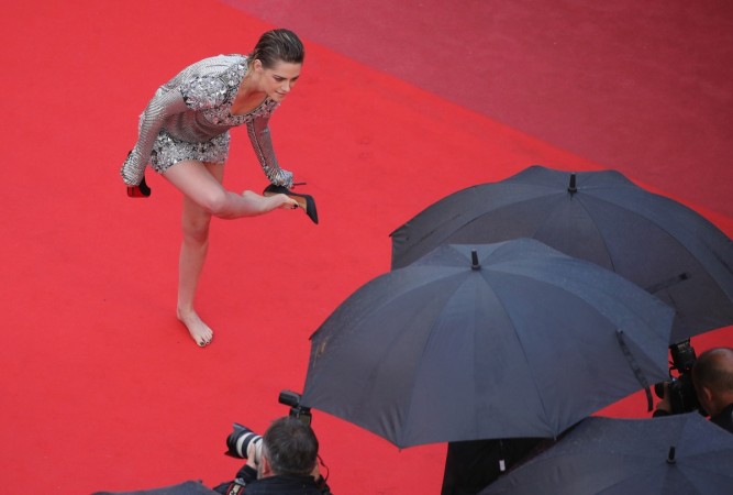 Kristen Stewart attends the screening of 'Blackkklansman' during the 71st annual Cannes Film Festival at Palais des Festivals on May 14, 2018 in Cannes, France. Kristen Stewart