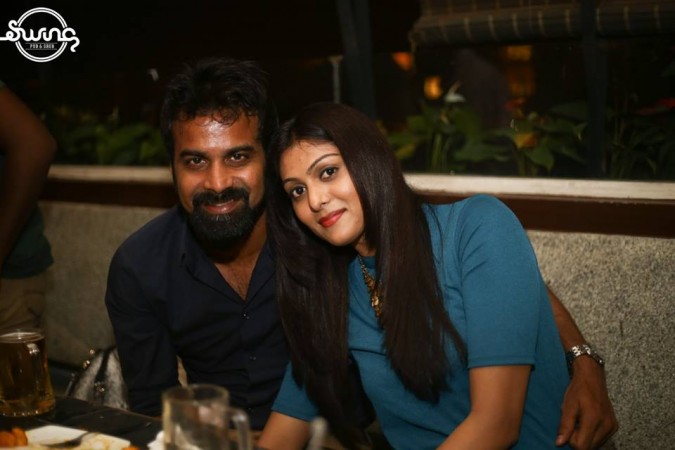 NC Aiyappa with Anu Poovamma. NC Aiyappa with Anu Poovamma