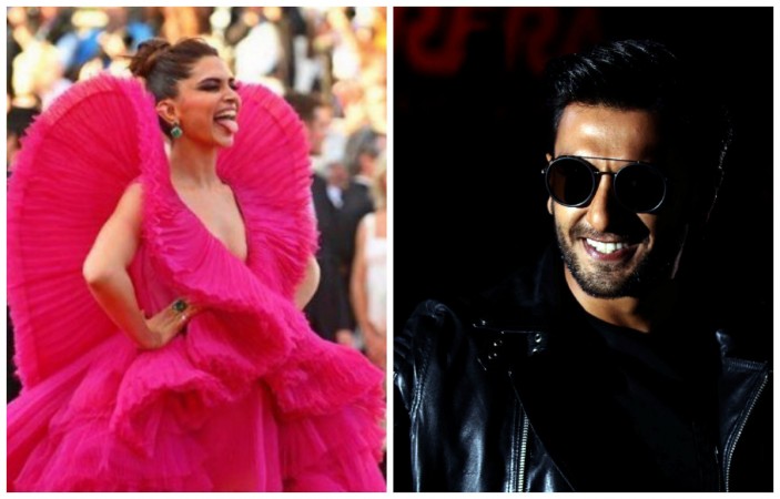 Deepika Padukone at Cannes 2018 (left) Ranveer Singh Deepika Padukone at Cannes 2018 (left) Ranveer Singh