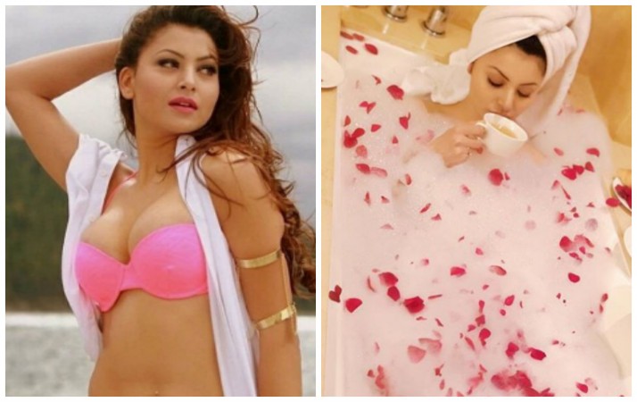 Urvashi Rautela shares picture of relaxing inside bathtub. Urvashi Rautela shares picture of chilling inside bathtub