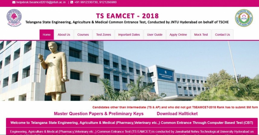 TS Telangana EAMCET 2 2018 Results declared: Check results and answer key online. TS Telangana EAMCET 2 2018 Results declared: Check results and answer key online.
