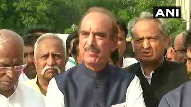 Congress leader Ghulam Nabi Azad on Yeddyurappa's resignation. Ghulam nabi Azad