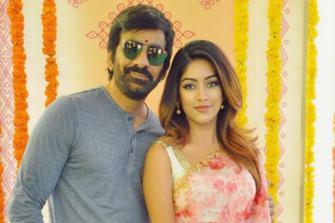 Anu Emmanuel with Ravi Teja at the lauanch of Amar Akbar Anthony Anu Emmanuel with Ravi Teja at the lauanch of Amar Akbar Anthony