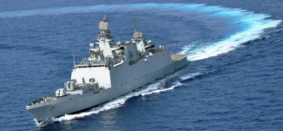 INS Sahyadri will be participating in the naval exercise with Vietnam. INS Sahyadri