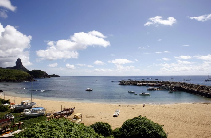The first baby is born in Brazilian island Fernando de Noronha in 12 years the first baby is born in Brazilian island in 12 years