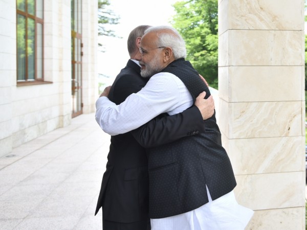 Prime Minister Narendra Modi meets Russian President Vladimir Putin in Sochi, Russia on May 21, 2018 Prime Minister Narendra Modi meets Russian President Vladimir Putin in Sochi, Russia on May 21, 2018