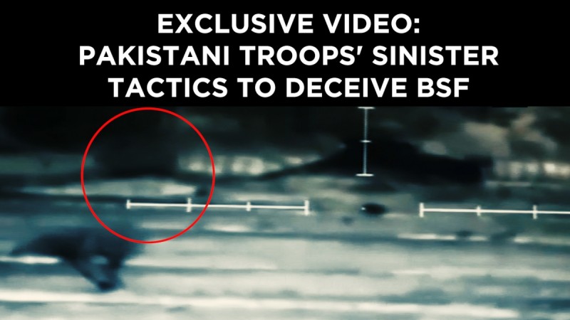A new video shows Pakistani Rangers using thermal/ camouflage suits. BSF