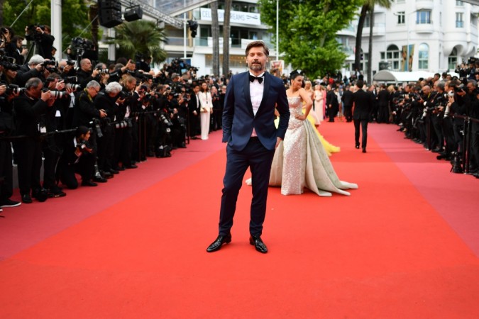 Danish actor Nikolaj Coster-Waldau poses as arrives on May 13, 2018 for the screening of the film 'Sink Or Swim (Le Grand Bain)' at the 71st edition of the Cannes Film Festival in Cannes, southern France. Aishwarya Rai Bachchan and Nikolaj Coster-Waldau
