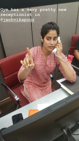 Jahnvi Kapoor in Katrina Kaifs Instagram story Jahnvi Kapoor in Katrina Kaifs Instagram story