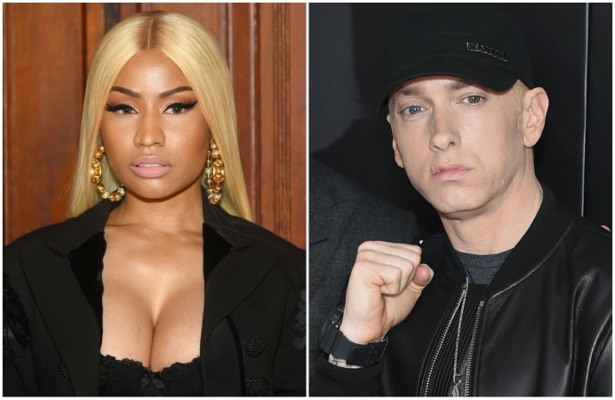 Nicki Minaj, Eminem (R) Nicki Minaj, Eminem