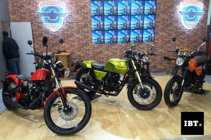 Cleveland CycleWerks pavilion at Auto Expo 2018 Cleveland CycleWerks