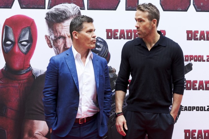 Actors Ryan Reynolds (R) and Josh Brolin (L) attend 'Deadpool 2' photocall Ryan Reynolds Josh Brolin