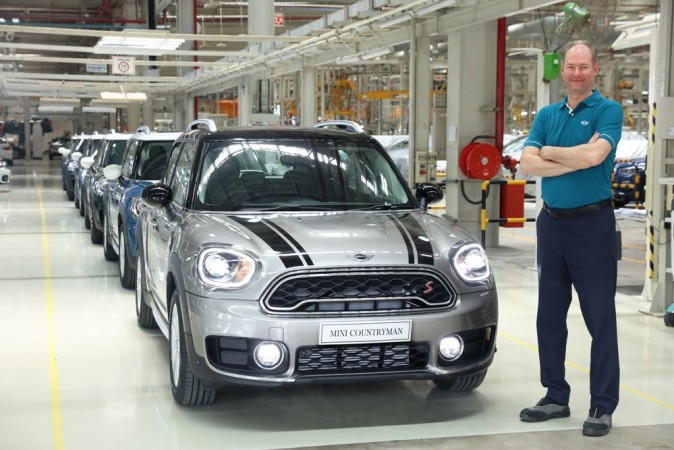 Dr. Jochen Stallkamp, MD - BMW Group Plant Chennai with locally assembled 2018 Mini Countryman 2018 Mini Countryman