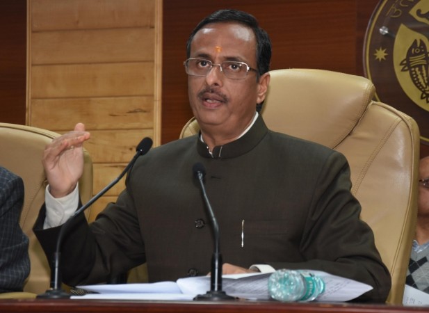 Uttar Pradesh Deputy Chief Minister Dinesh Sharma Uttar Pradesh Deputy Chief Minister Dinesh Sharma addresses a press conference in Lucknow on Jan 8, 2017