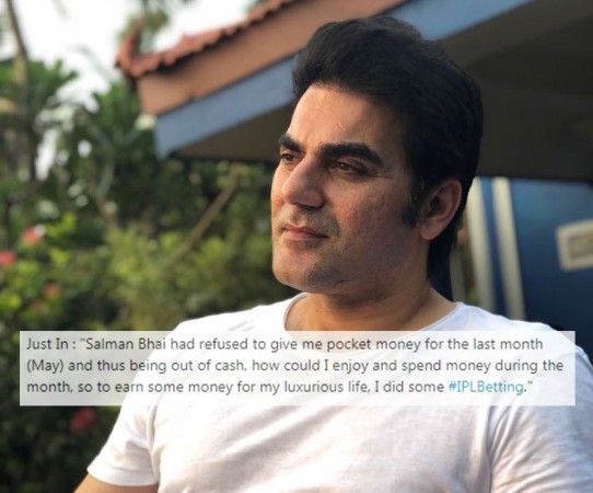 Arbaaz admits role in IPL betting