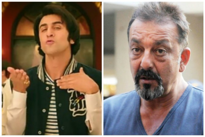 Ranbir Kapoor in Sanju new song (left) Sanjay Dutt Ranbir Kapoor in Sanju new song (left) Sanjay Dutt