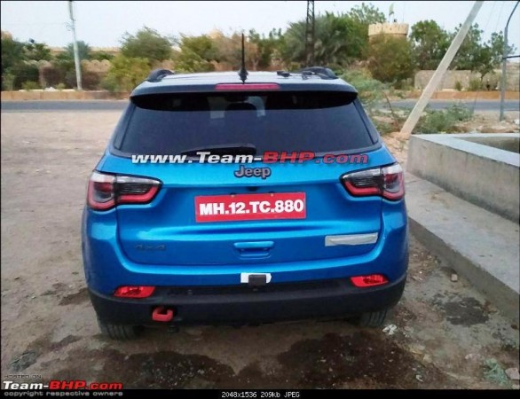 Jeep Compass Trailhawk spotted at Jaisalmer, Rajasthan. Jeep Compass Trailhawk
