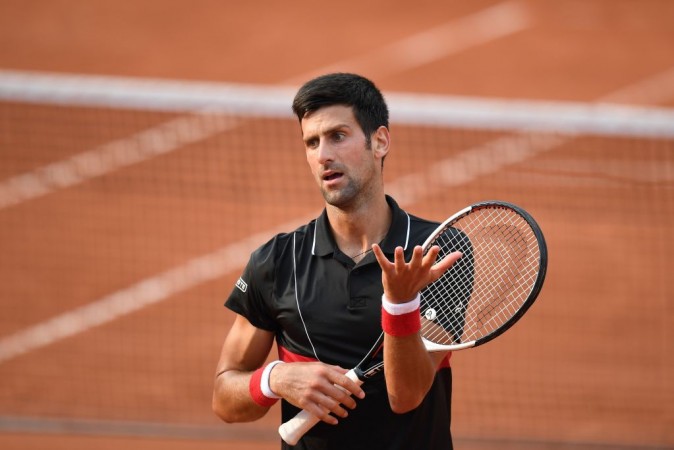 File photo of Novak Djokovic at French Open 2018. Novak Djokovic