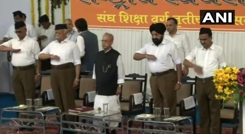 Pranab Mukherjee is all set to deliver his speech. pranab