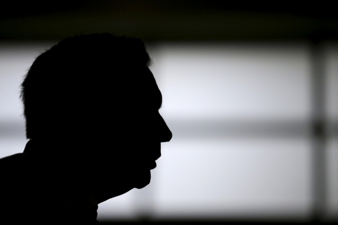Representative image of a silhouetted man silhouette image